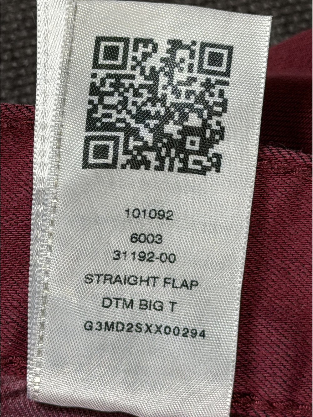 True Religion Burgundy Jeans Size 32 - Picture 7 of 8